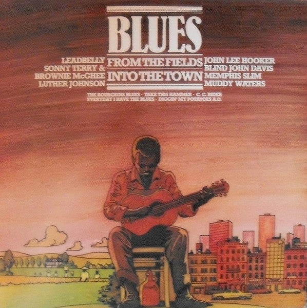 Various : Blues - From The Fields Into The Town (LP, Comp)