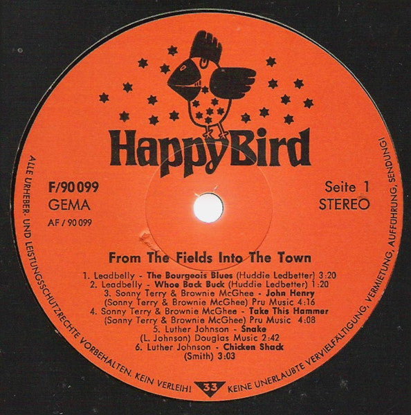 Various : Blues - From The Fields Into The Town (LP, Comp)