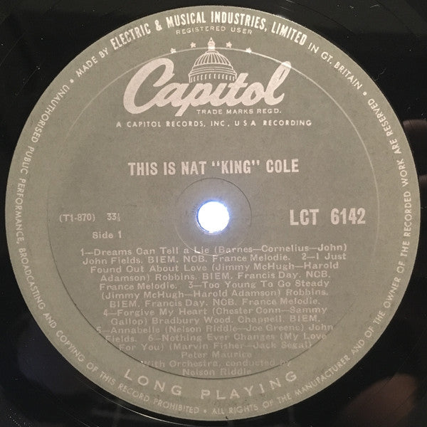 Nat King Cole : This Is Nat "King" Cole (LP, Album)