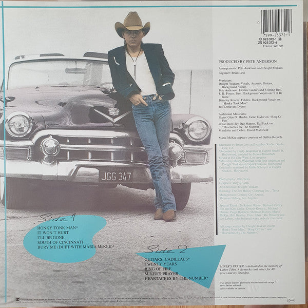 Dwight Yoakam : Guitars, Cadillacs, Etc., Etc. (LP, Album)