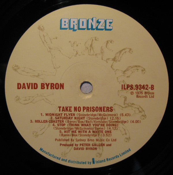David Byron : Take No Prisoners (LP, Album)