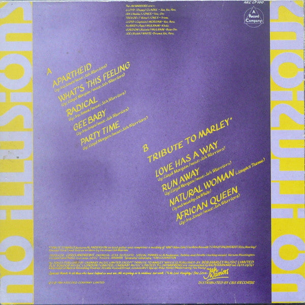 Jah Warriors : No Illusions (LP, Album)