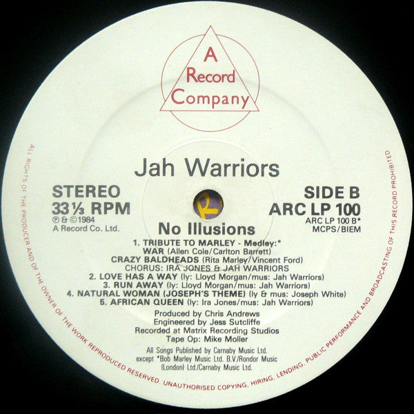 Jah Warriors : No Illusions (LP, Album)