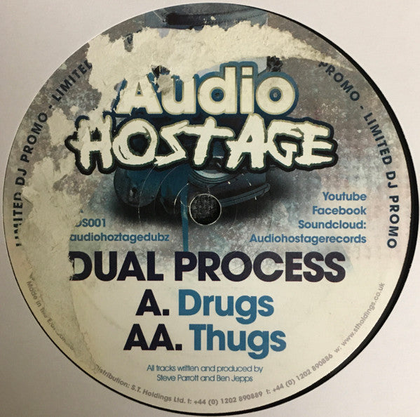 Dual Process : Drugs / Thugs (12", Ltd, Promo)