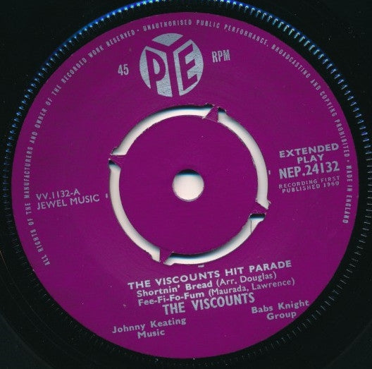 The Viscounts (2) : Hit Parade (7", EP)