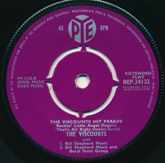 The Viscounts (2) : Hit Parade (7", EP)