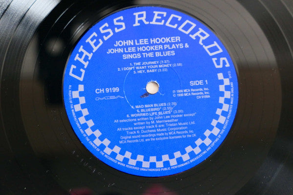 John Lee Hooker : Plays & Sings The Blues (LP)