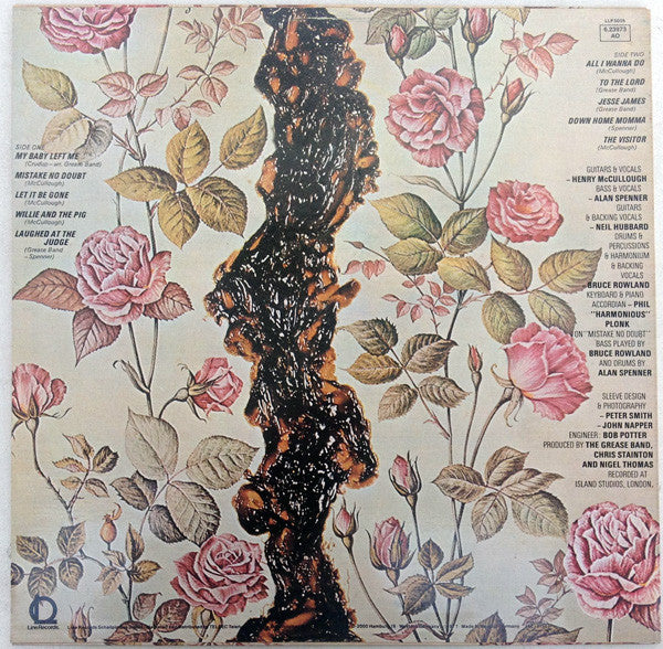 The Grease Band : Grease Band (LP, Album, RE)