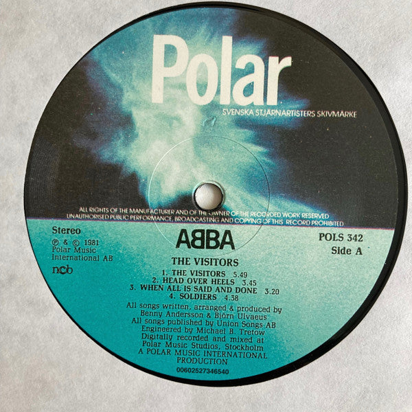 ABBA : The Visitors (LP, Album, RE, RM, 180)
