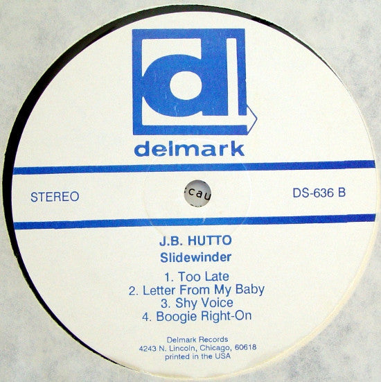J.B. Hutto : Slidewinder (LP, Album, RP)