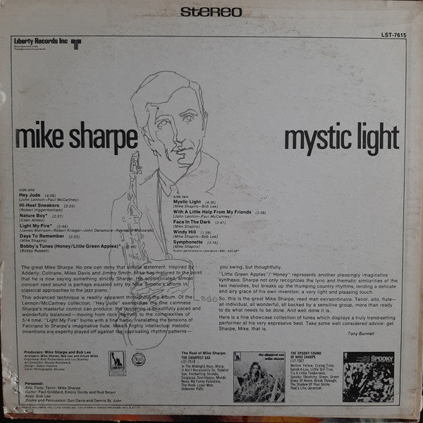 Mike Sharpe : Mystic Light (LP, Album)