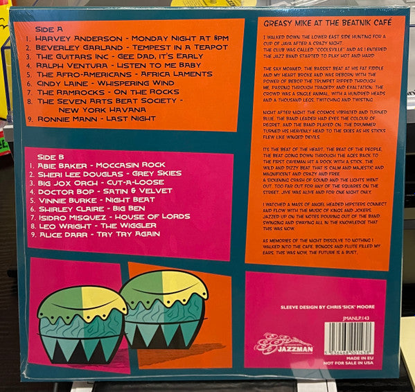 Various : Greasy Mike At The Beatnik Café (LP, Comp)