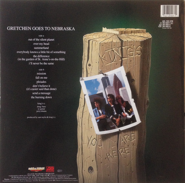King's X : Gretchen Goes To Nebraska (LP, Album)