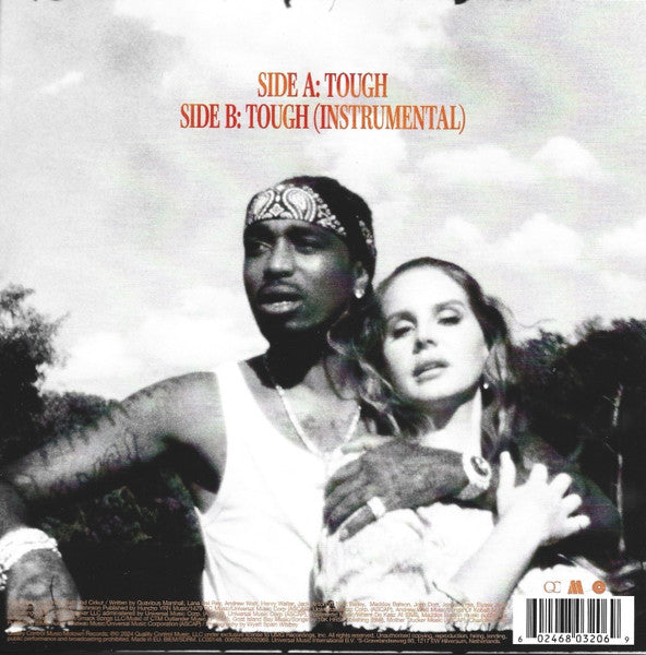 Quavo, Lana Del Rey : Tough (7", Single, Ora)