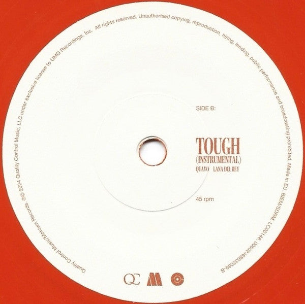 Quavo, Lana Del Rey : Tough (7", Single, Ora)