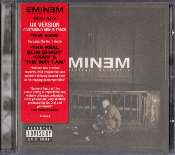 Eminem : The Marshall Mathers LP (CD, Album, S/Edition)