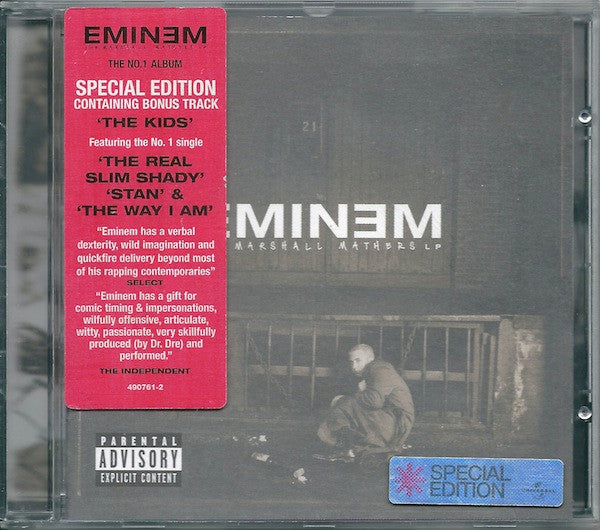 Eminem : The Marshall Mathers LP (CD, Album, S/Edition)