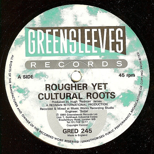 Cultural Roots / Daddy Lizard : Rougher Yet / Stem (12")