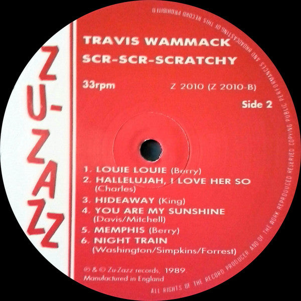 Travis Wammack : Scr-Scr-Scratchy! (LP, Comp)
