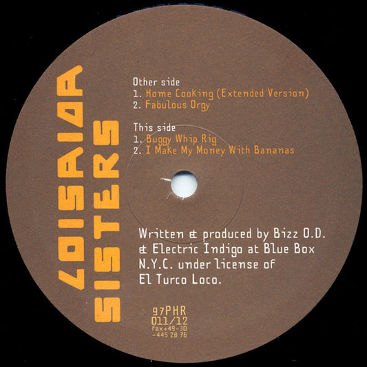 Loisaida Sisters : Home Cooking (12")