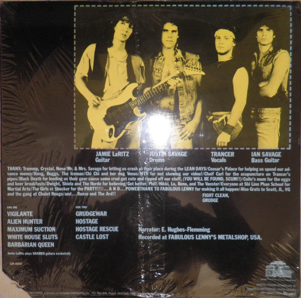 Grudge (8) : Barbarians Of The New Earth (LP, Album)