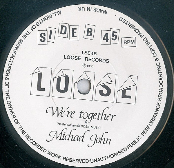 Michael John : Love Will Tear Us Apart (7", Single)