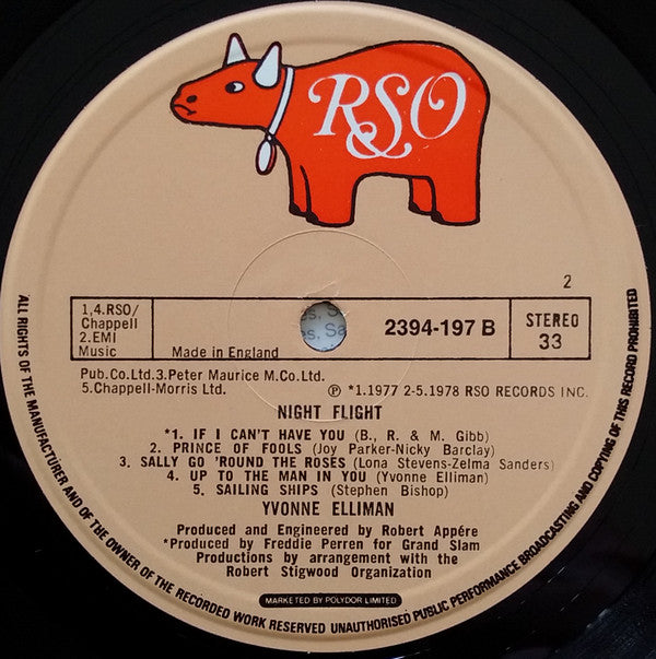 Yvonne Elliman : Night Flight (LP, Album)