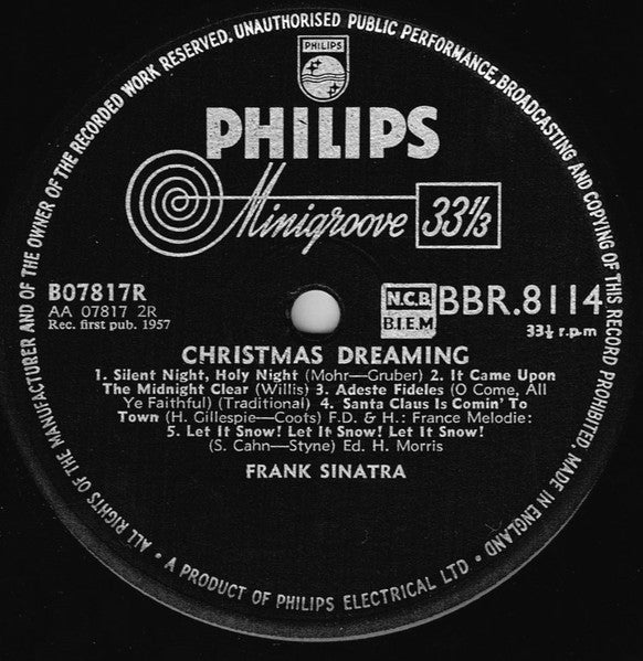 Frank Sinatra : Christmas Dreaming (10")