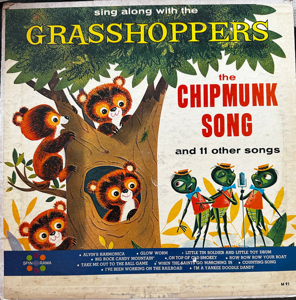 The Grasshoppers (2) : Sing Along With The Grasshoppers (LP, Album, Mono)