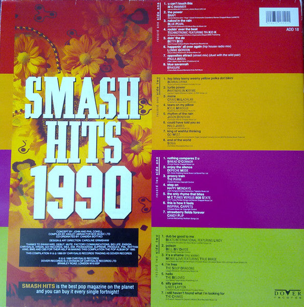 Various : Smash Hits 1990 (2xLP, Comp)