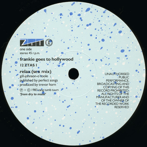 Frankie Goes To Hollywood : Relax (12", Single)