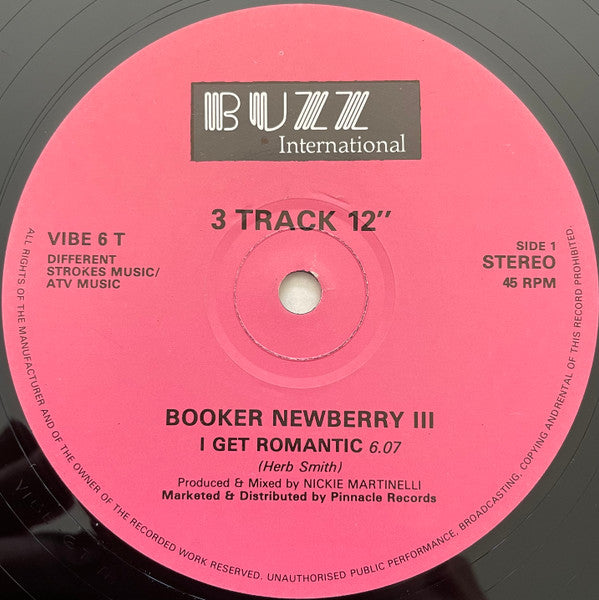 Booker Newberry III : I Get Romantic (12")