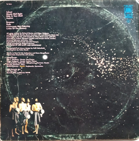 Supertramp : Crime Of The Century (LP, Album)