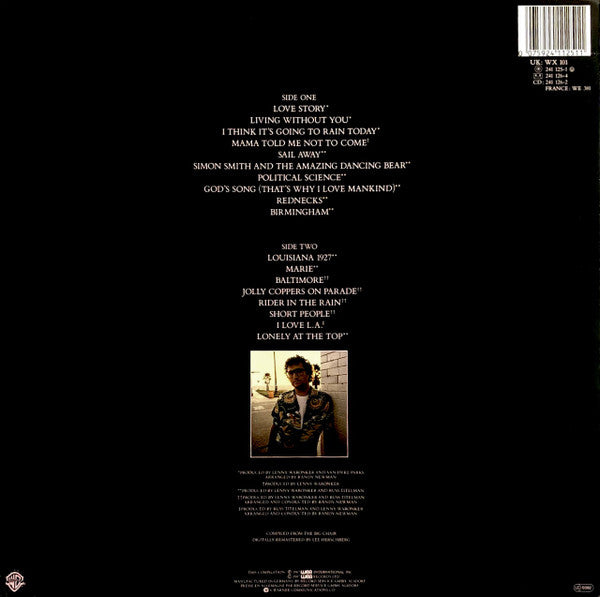 Randy Newman : Lonely At The Top - The Best Of Randy Newman (LP, Comp)