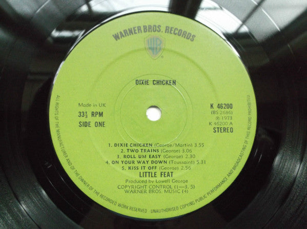 Little Feat : Dixie Chicken (LP, Album, Gre)