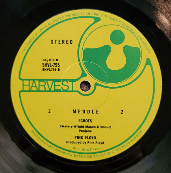 Pink Floyd : Meddle (LP, Album, Gat)