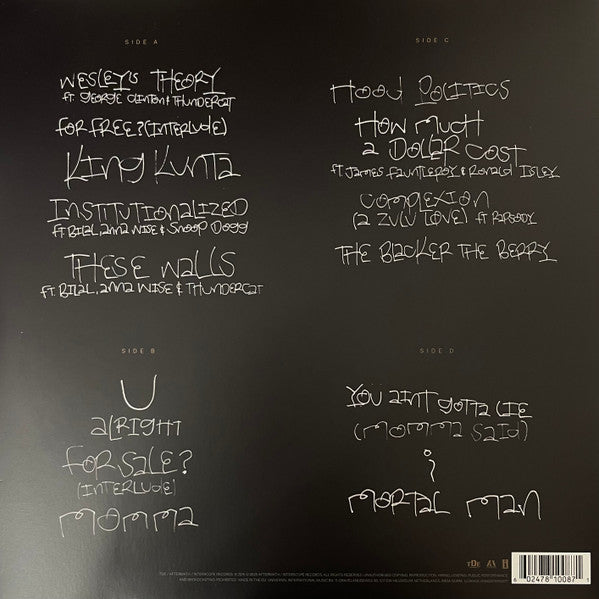 Kendrick Lamar : To Pimp A Butterfly (2xLP, Ltd, Met)