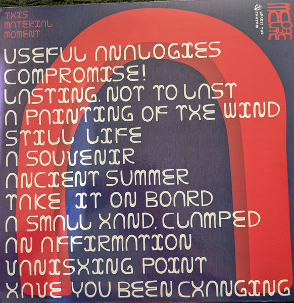 Me Lost Me : This Material Moment (LP, Album, Bri)