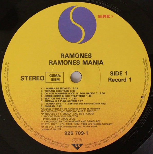 Ramones : Ramones Mania (2xLP, Comp, RM)