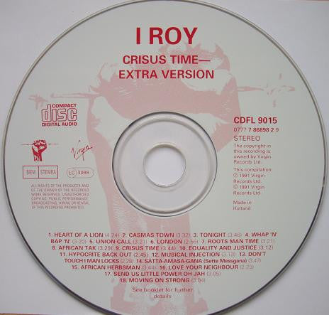 I-Roy : Crisus Time - Extra Version (CD, Comp, RM, RP)