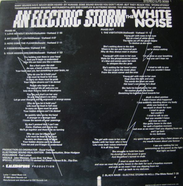 White Noise : An Electric Storm (LP, Album, RE)