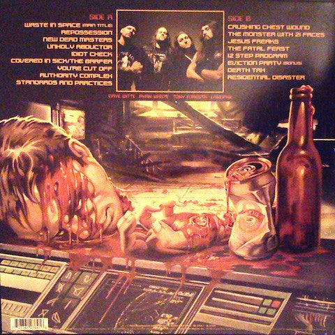 Municipal Waste : The Fatal Feast (Waste In Space) (LP, Album, Gre)