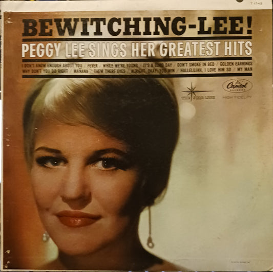 Peggy Lee : Bewitching Lee! (LP, Comp, Mono, Bla)