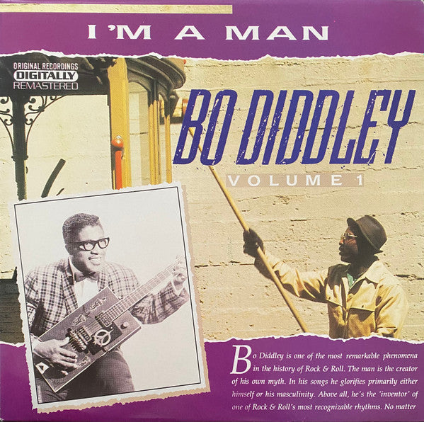 Bo Diddley : I'm A Man Volume 1 (LP, Comp, RM)