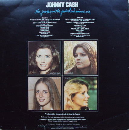 Johnny Cash Also Featuring June Carter And Daughters Rosanne Cash, Carlene Routh , & Rosey Nix : The Junkie And The Juicehead Minus Me (LP)