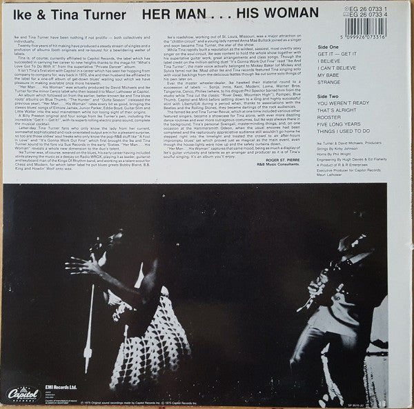 Ike & Tina Turner : Her Man... His Woman (LP, Album, RE)