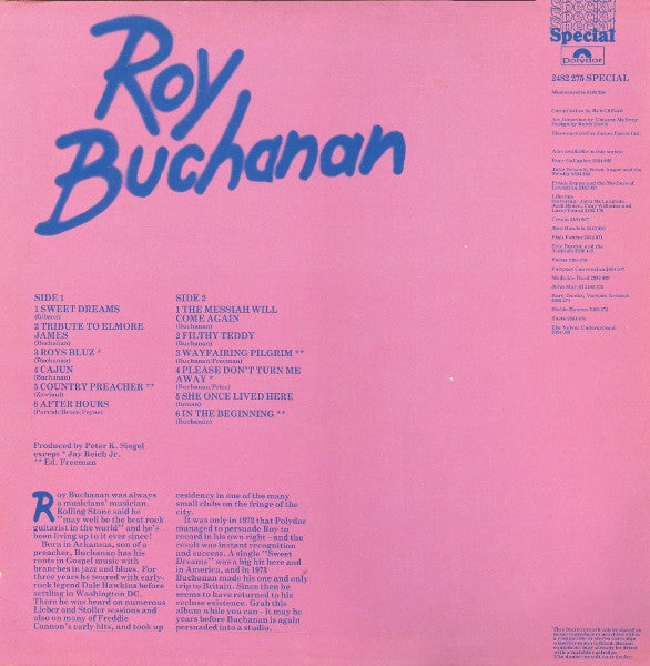 Roy Buchanan : Roy Buchanan (LP, Comp)