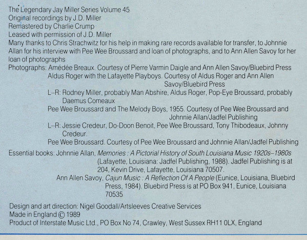 Various : Acadian Two-Step - Volume Two - The Fais-Do-Do Feature Recordings (LP, Comp, Mono, RM)
