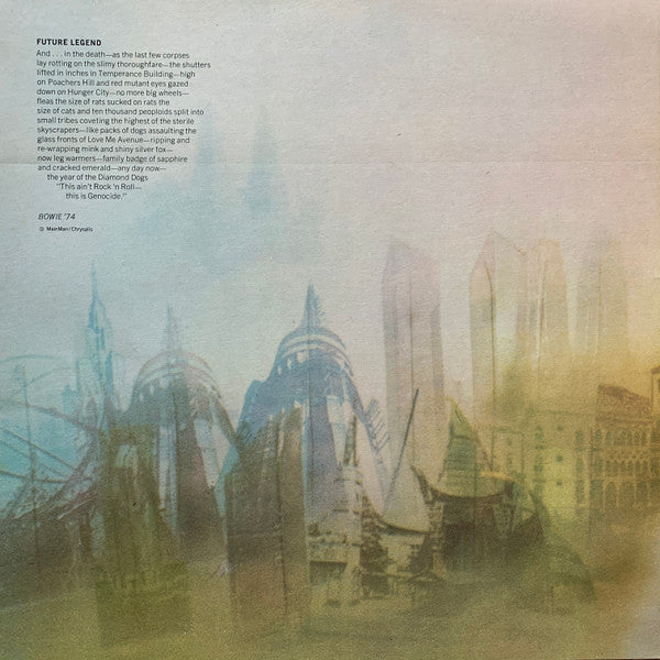 Bowie* : Diamond Dogs (LP, Album, 'Be)