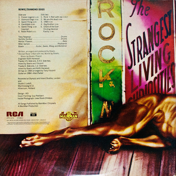 Bowie* : Diamond Dogs (LP, Album, 'Be)